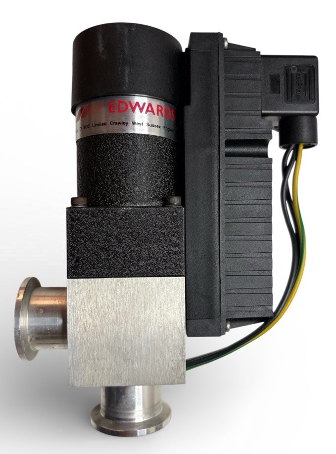 BOC Edwards PV25EKA Right-Angle Vacuum Valve 180-264VAC C41301000 -untested