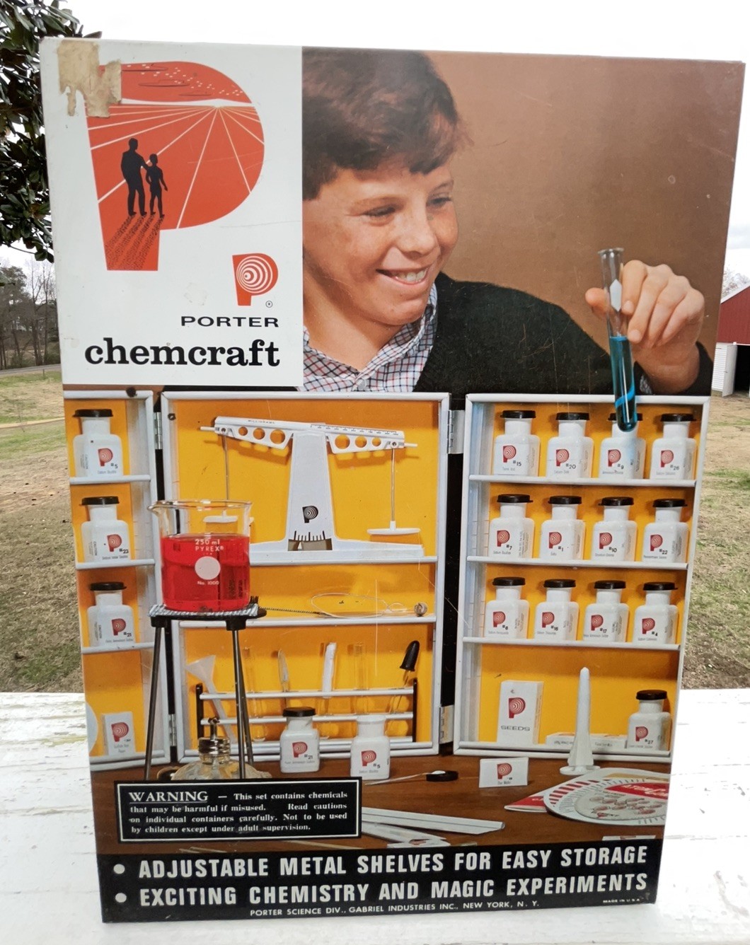 Vintage Lionel Porter Chemcraft Chemistry Set Incomplete