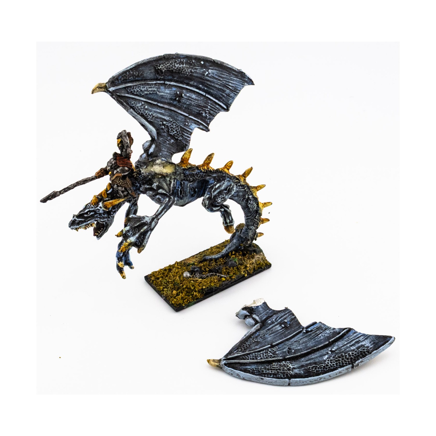 GW Warmaster Chaos Mini Chaos Lord on Dragon #3 NM