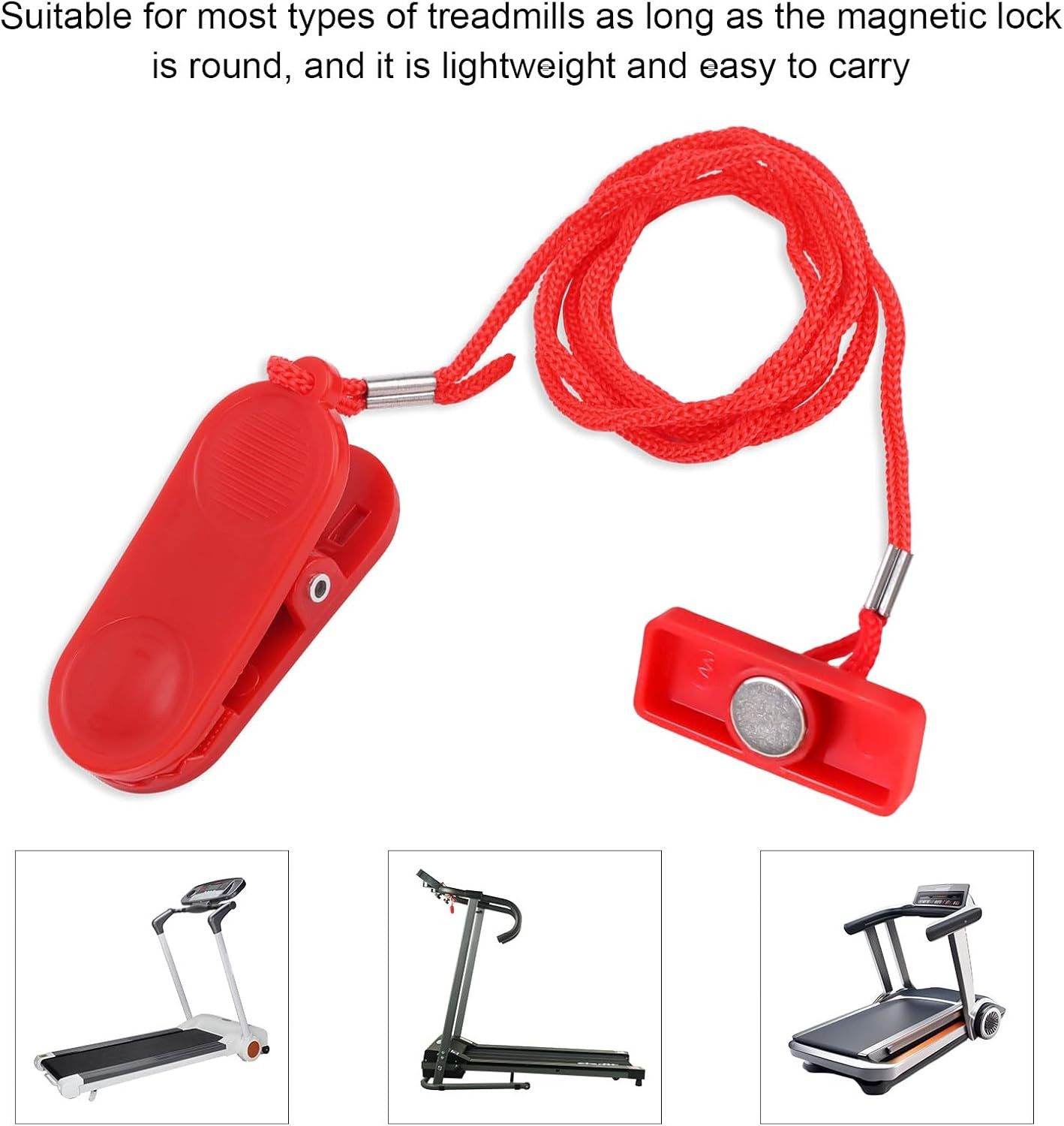 Universal Treadmill Safety Key Magnetic Running Machine Switch Rectangle Emergen