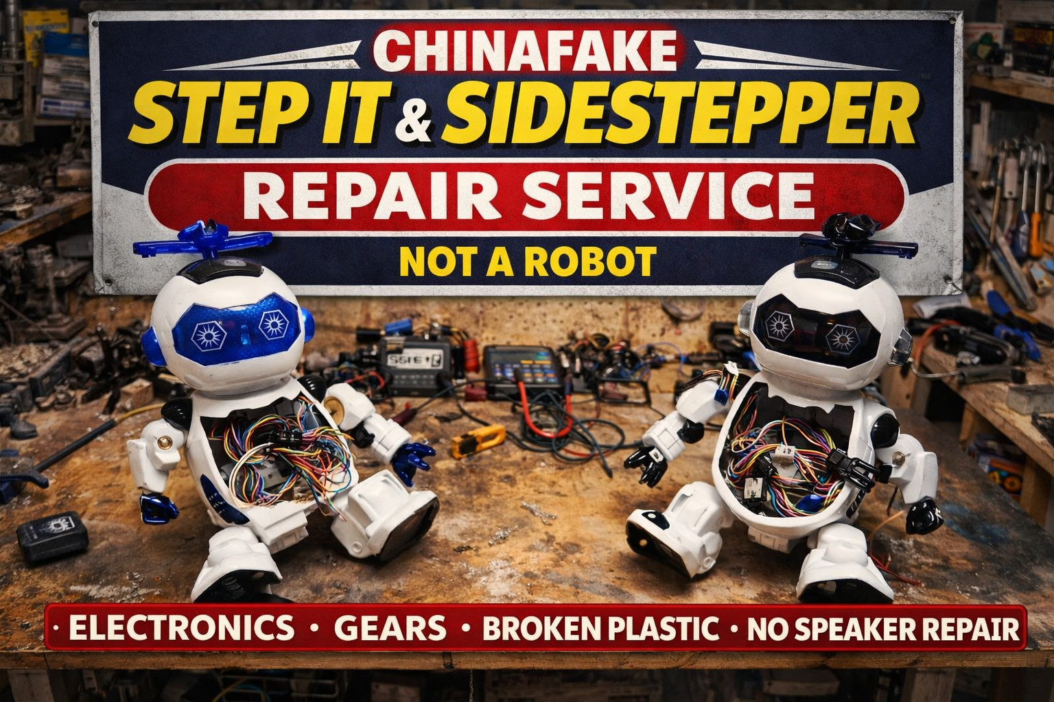 Chinafake Step it & Sidestepper Dancing Robot Repair Service (READ DESCRIPTION!)