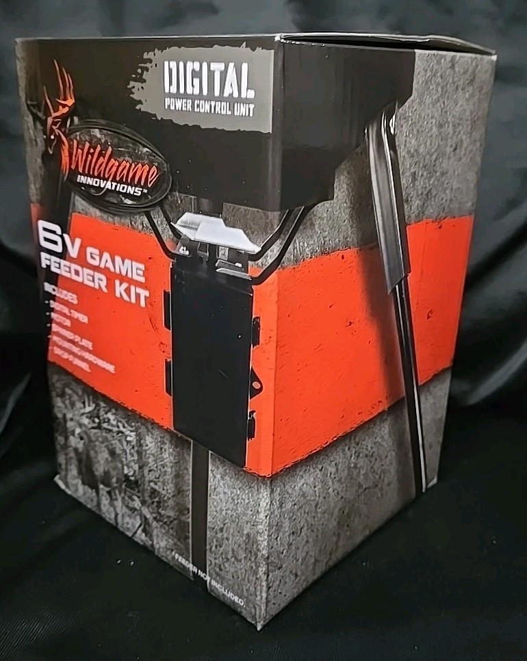 Wildgame Innovations 6V Game Feeder Kit Digital Power Control Unit Black