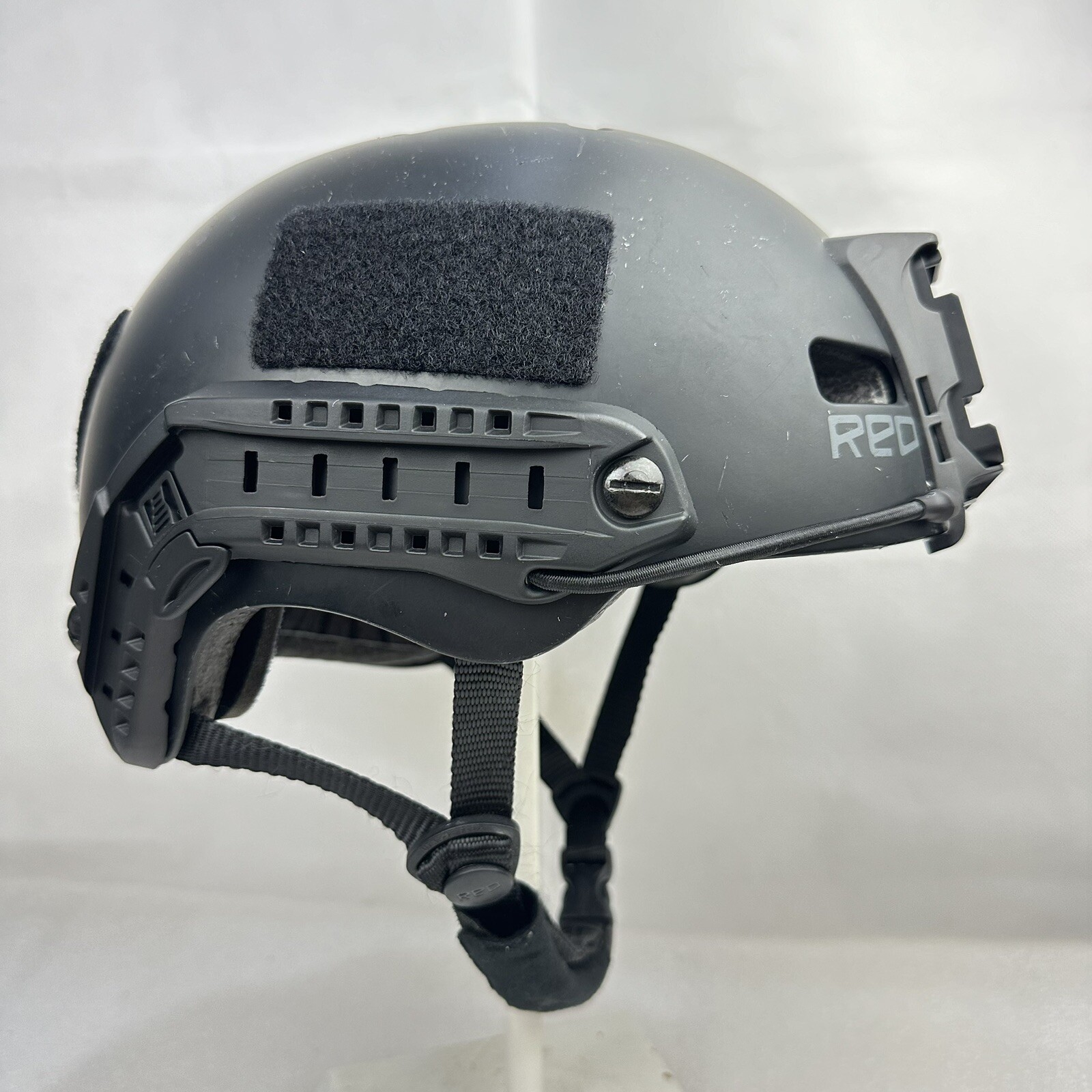 XL Black Bump Helmet NVG Bracket Head Mount NVD Mounting Ski Climbing w/ Rails