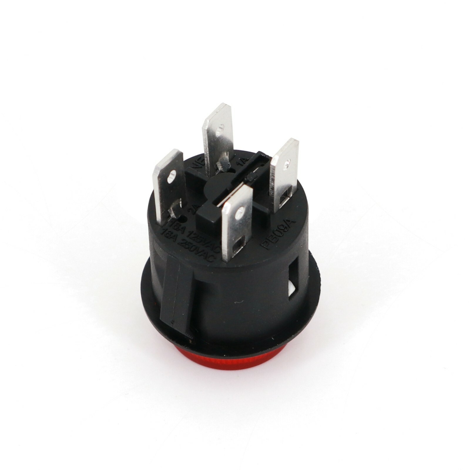 Honyone PB09A 4-Pin With Indicator 16A ON-OFF DPST Round Push Button Switch