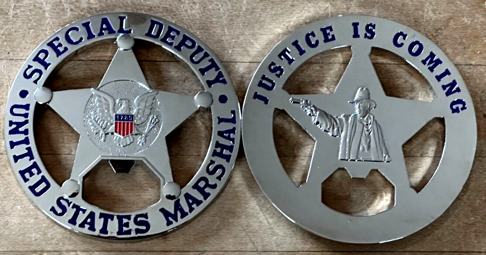 US Marshals Service - "DILLY DILLY" Special Deputy Silver version coin opener
