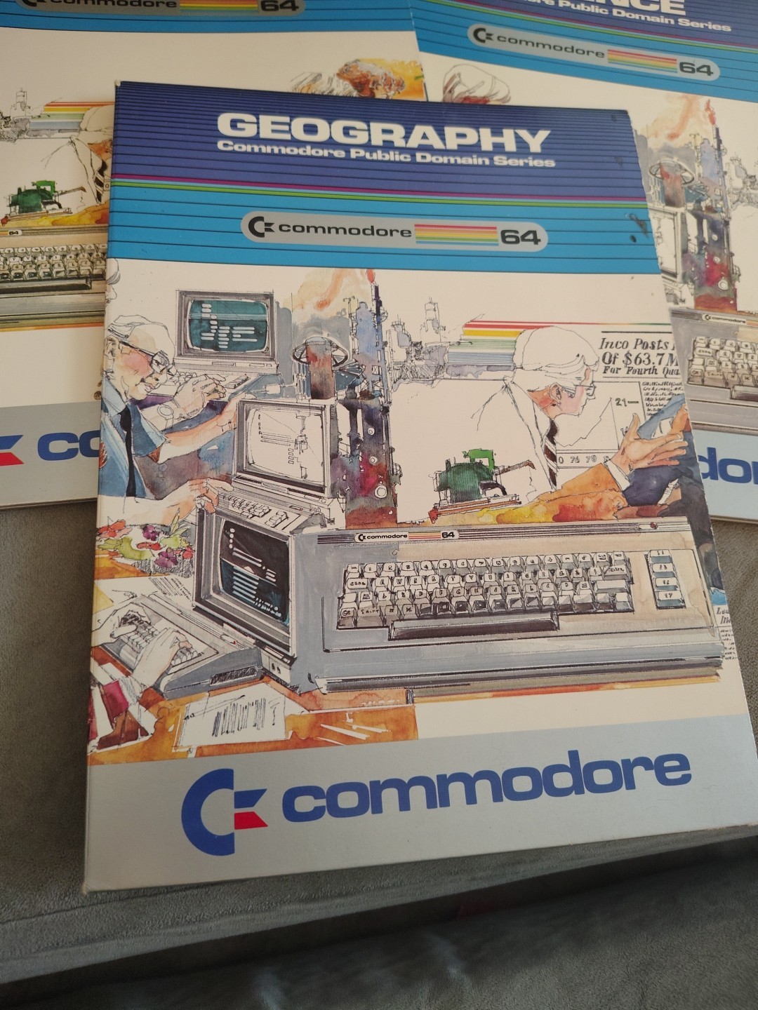 Commodore 64 Public Domain Series Math Viii Comp Science And Geography