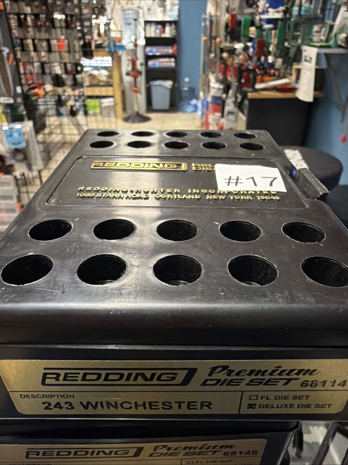 Redding Premium Deluxe 3 Die Set w/STD Microm- for 243 Win 68114 #17 *see Pics**