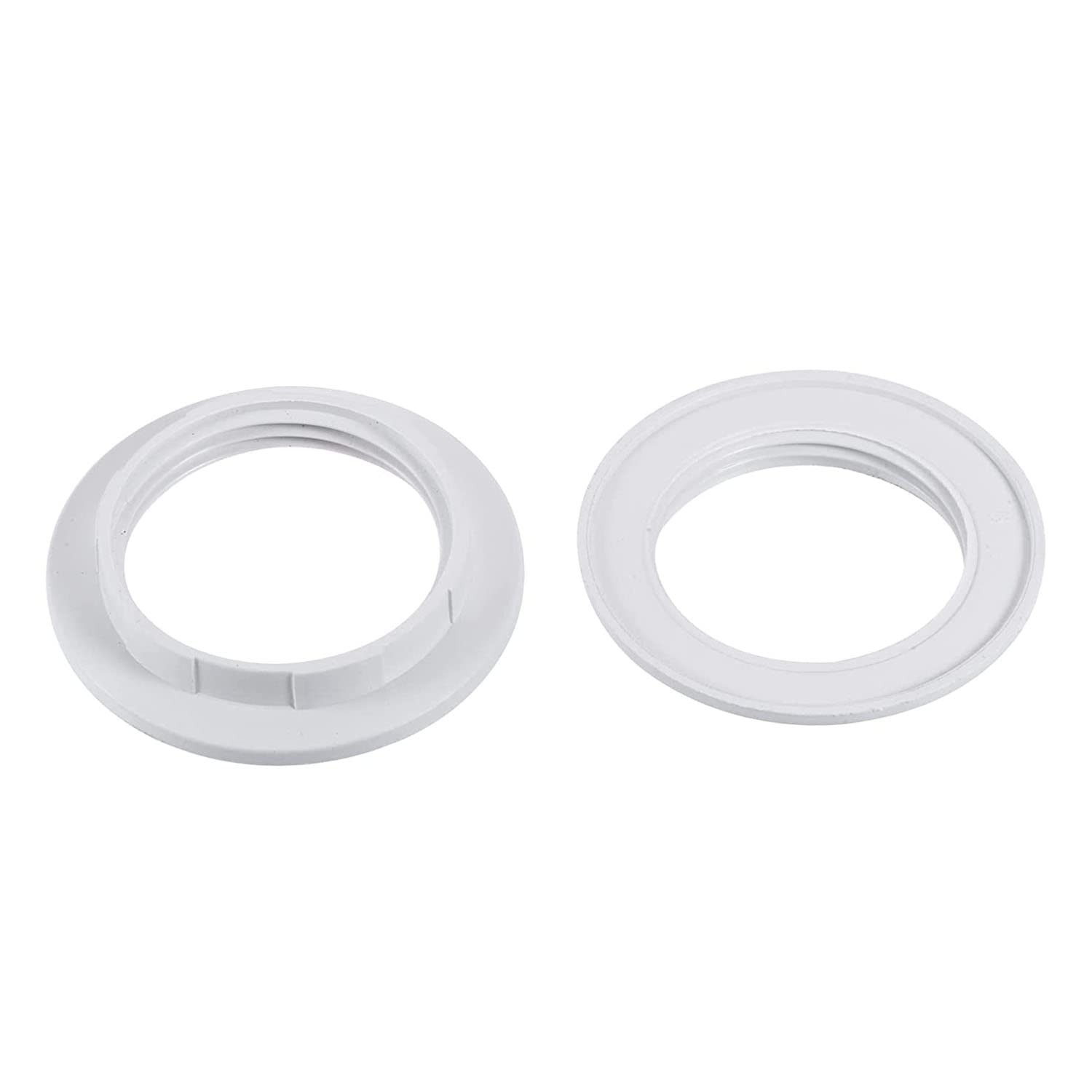 4 Pcs Medium Base Threaded Rings & 1pcs Black Shade Ring Removal Tool for E26...