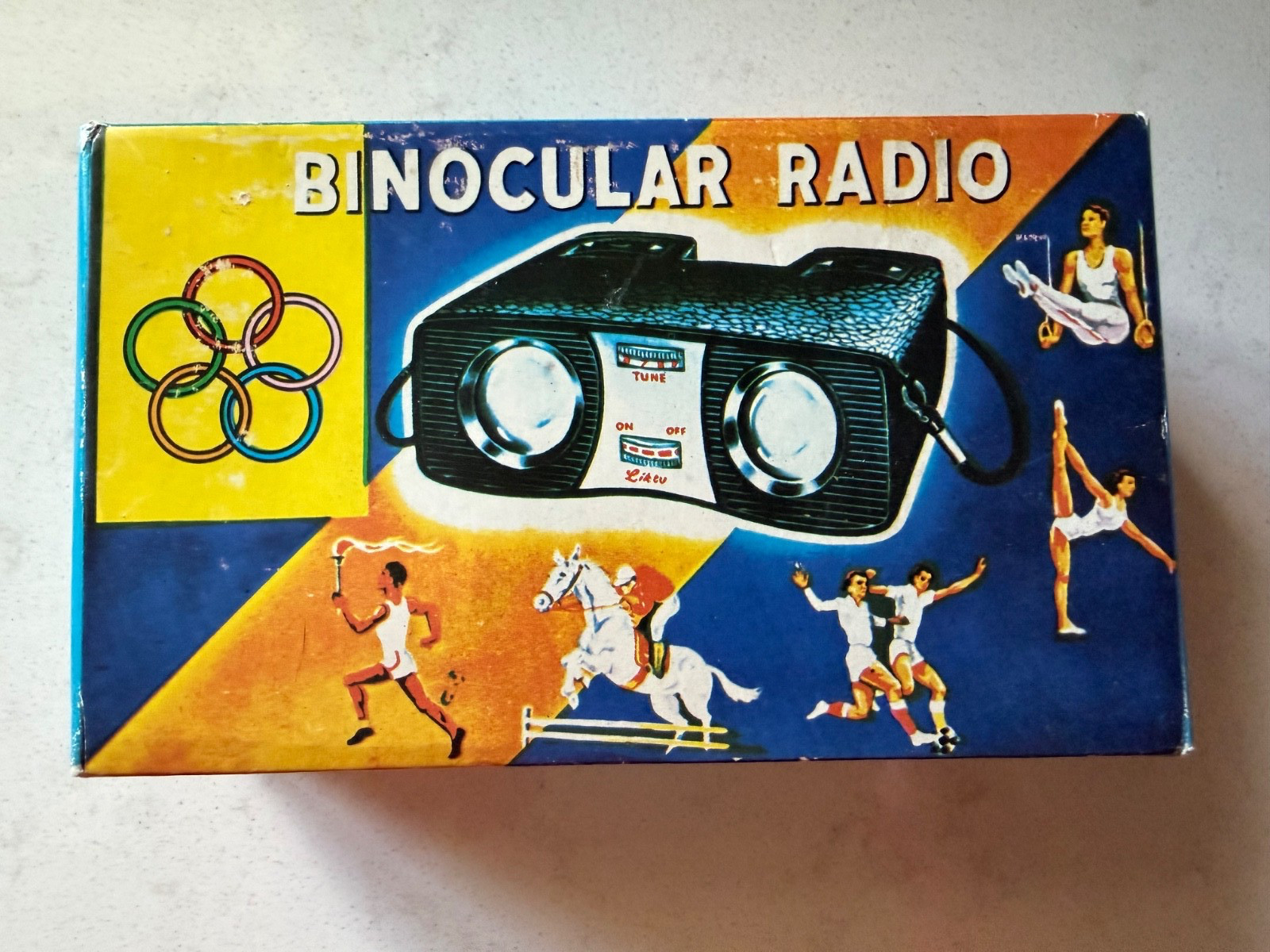 Vintage Solid State Binoculars Radio Combination Model 603 NRFB
