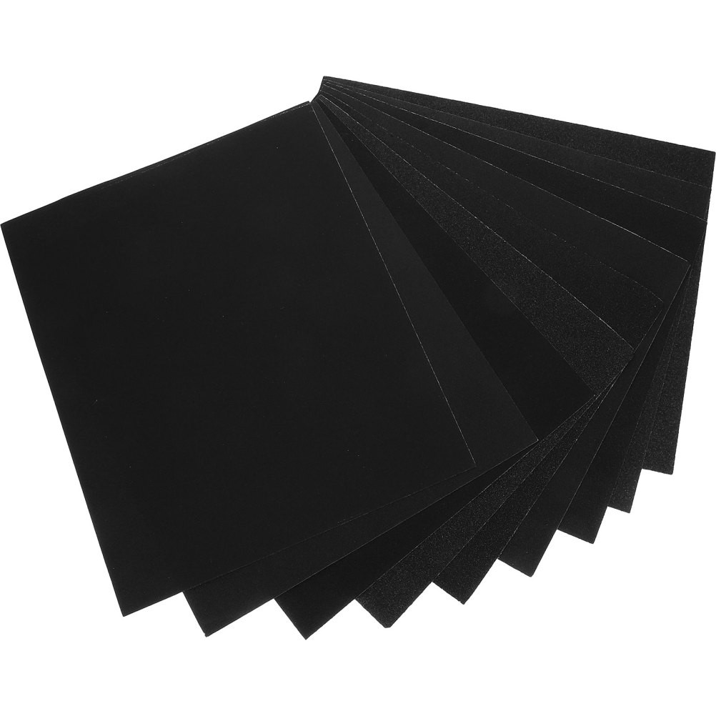 9 Pieces Sandpaper Set Dry Wet Sanding Paper Sheets For Wood Metal Paint