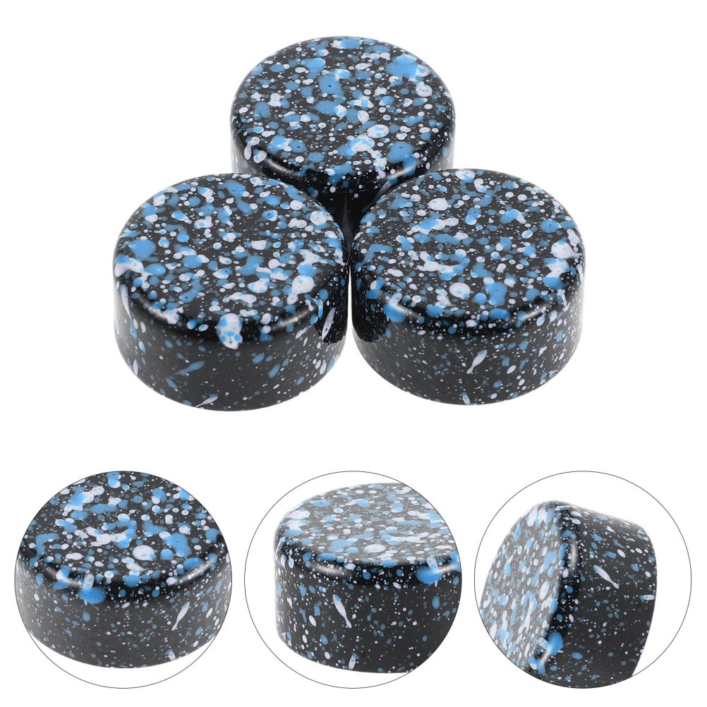 3Pcs Blue Guitar Effect Pedal Footswitch Cap Textured Surface for Secure Grip