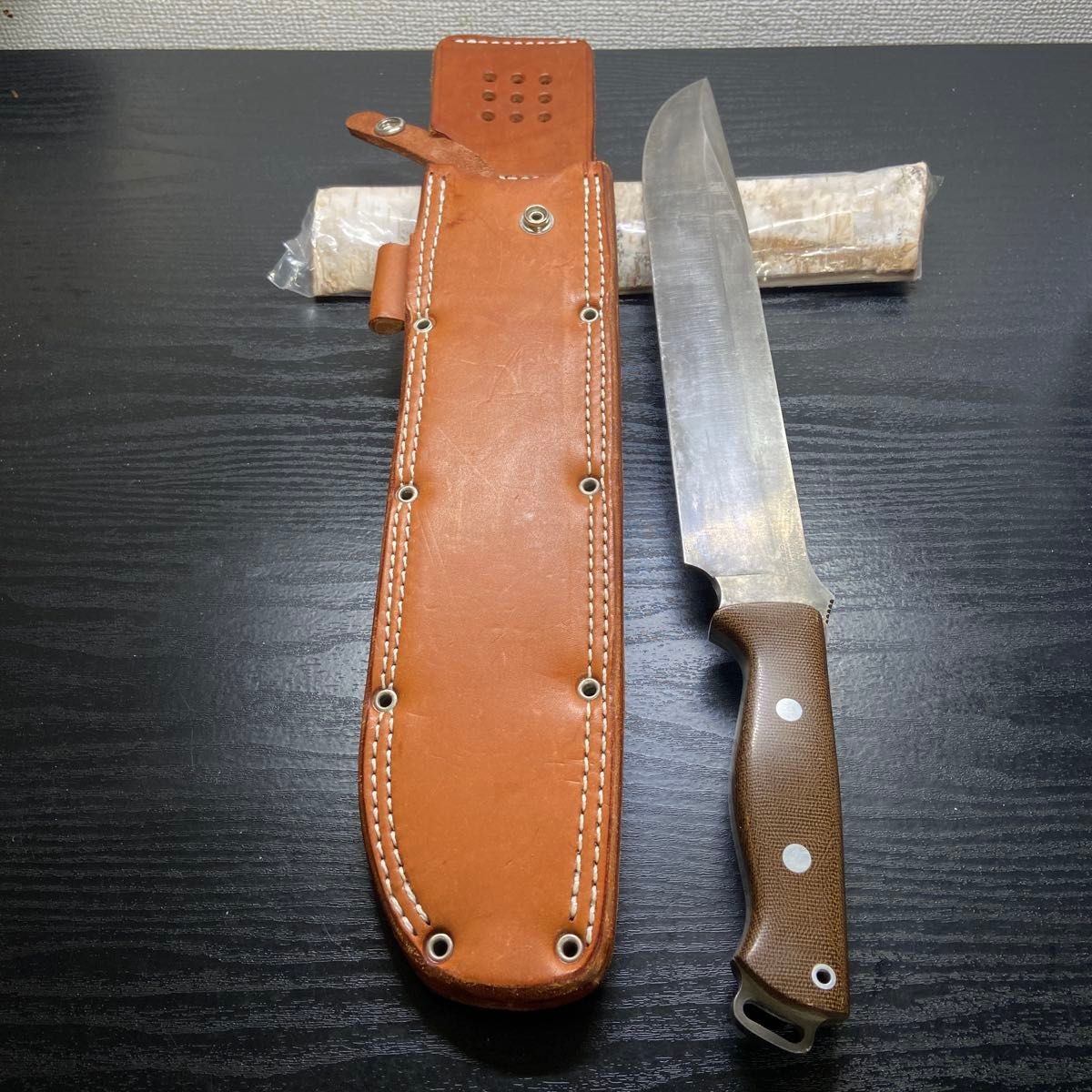 Bark River Bravo 3 Fixed Blade Knife CPM-3V w/Sheath
