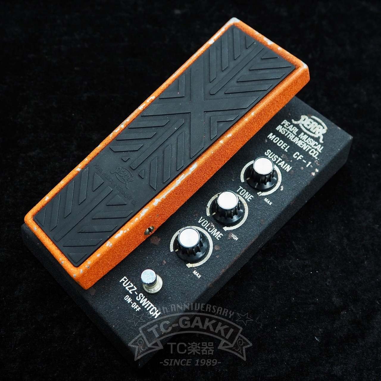 Pearl CF-1 Cry Fuzz 1970s Vintage Guitar Fuzz Wah Pedal Used
