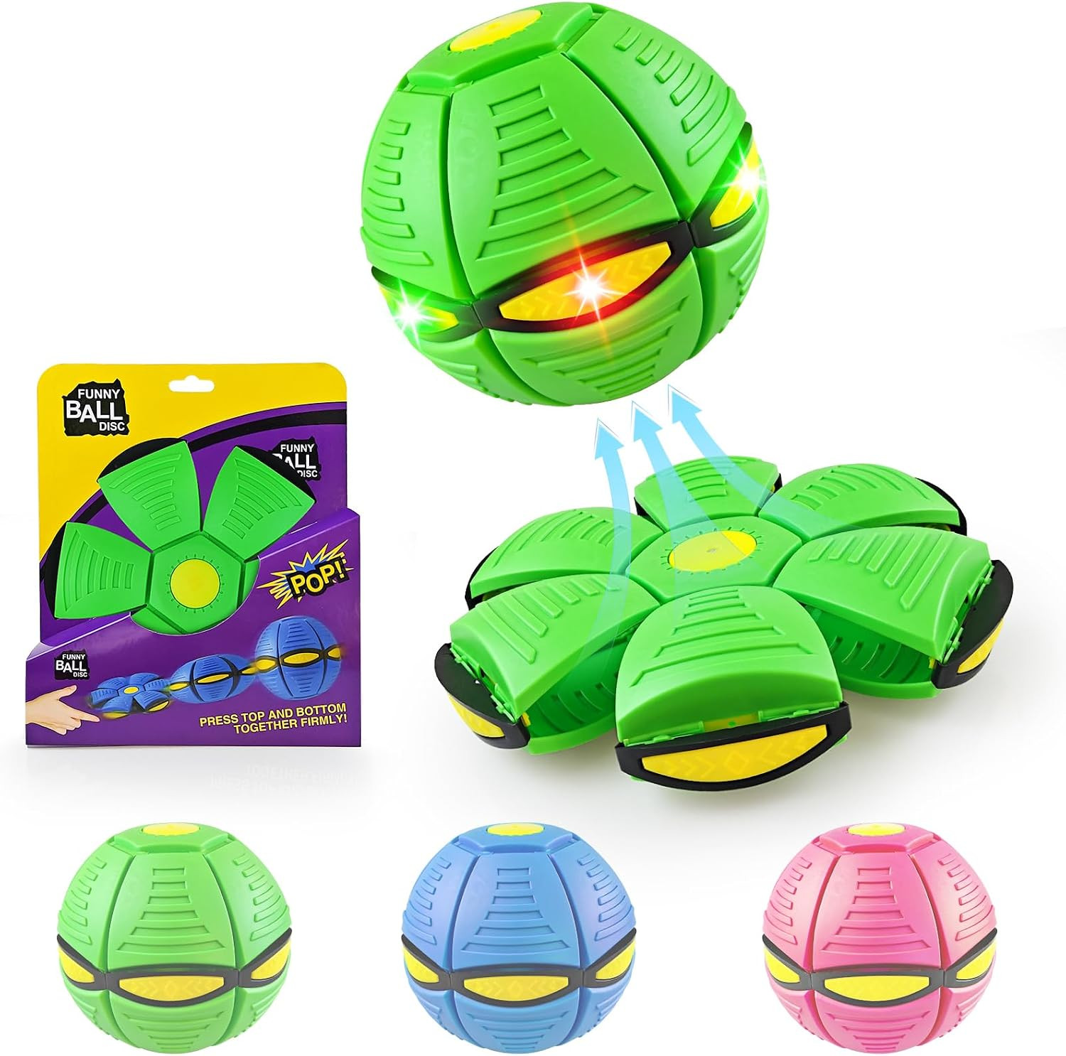 Magic Bouncing Ball 6-Light Dual Form – Pop Up, Meta Ball Metaball Transforming
