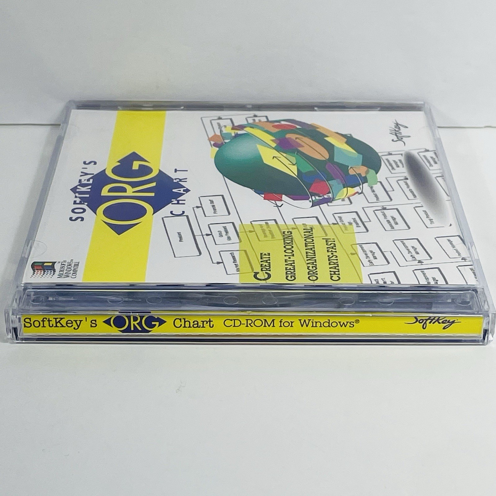 Softkey's ORG Chart 1996 PC CD-ROM for Windows