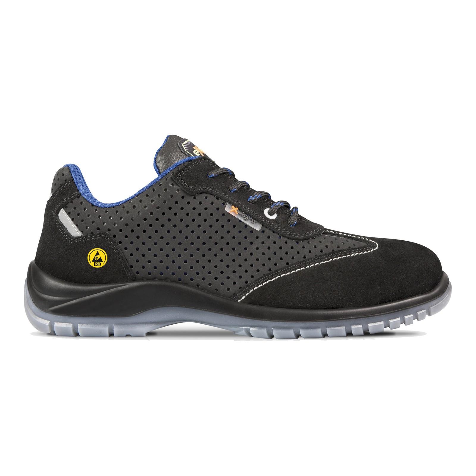 Exena X-LIGHT PIREO NEW S1P ESD A0237V024 Men's Safety Shoes Black