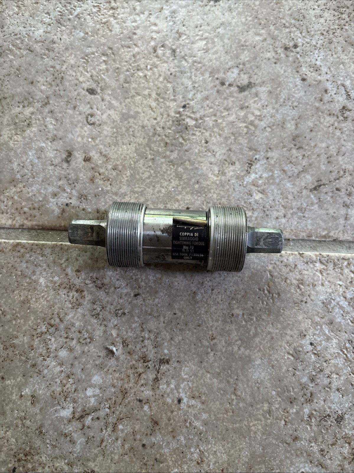 Campagnolo Athena Square Taper BSA 111mm Bottom Bracket Vintage Road