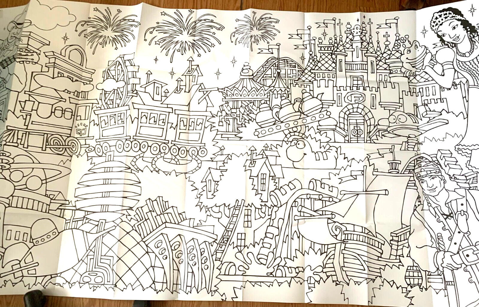 SonWorld Adventure Park VBS Giant Coloring Poster Mural - approx. 5' x 3.5'
