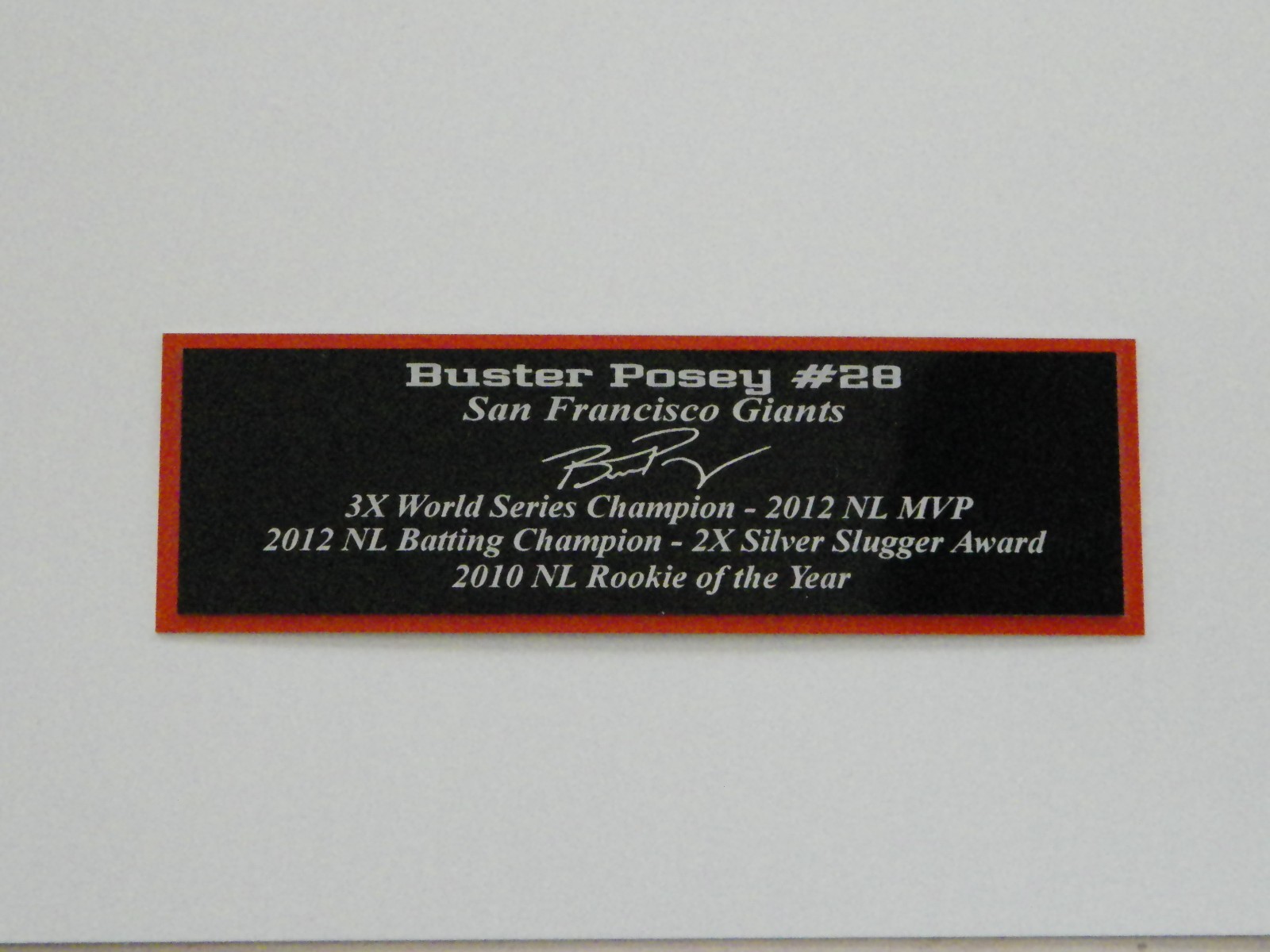 Jackie Robinson Autograph Nameplate Brooklyn Dodgers Auto Jersey Bat Baseball