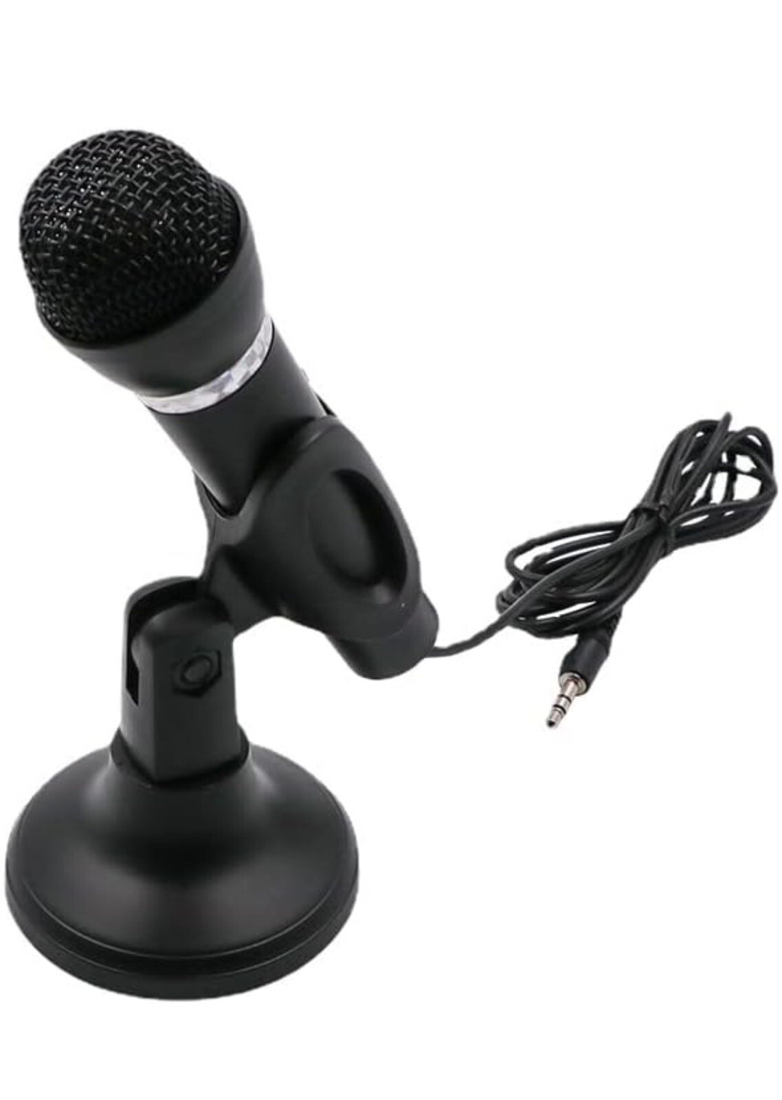 Microphone 3.5mm Home Stereo MIC Notebook Desktop Stand for Video Chatting