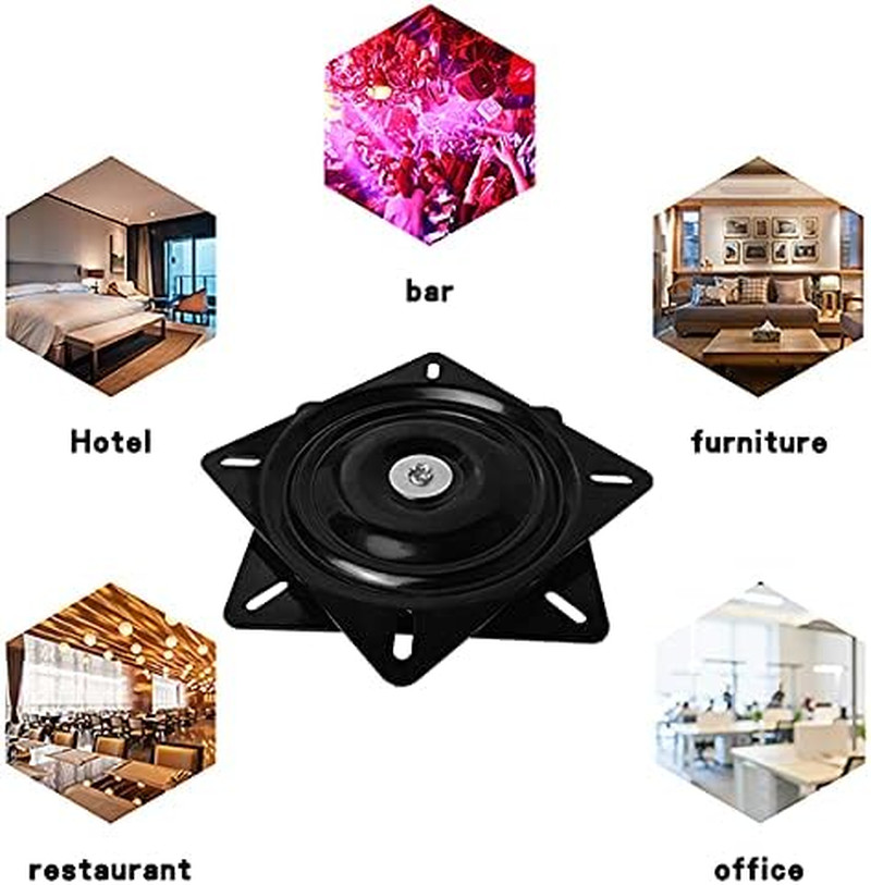 10" (245Mm) Square Heavy Duty Swivel Replacement for Recliner Chair or Furniture