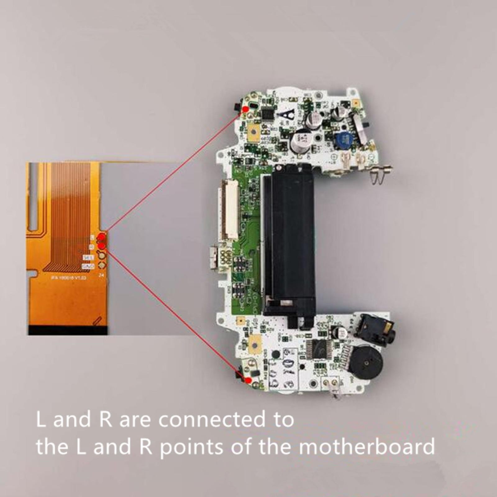 1 Set light Screen MOD LCD Backlight Kit For Nintendo GBA IPS Game Boy Advance k