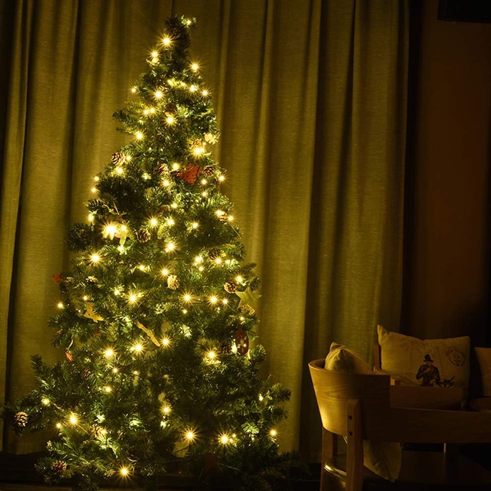 Battery Operated Christmas Lights, 33 FT 100 LED Mini String Lights with Time...