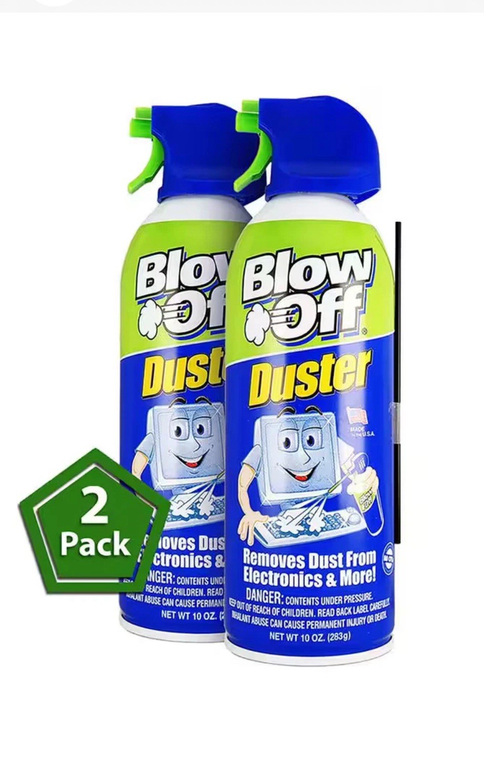 2 Pack Blow Off 152a Air Duster (8 Ounce Unit) -8152-998-226