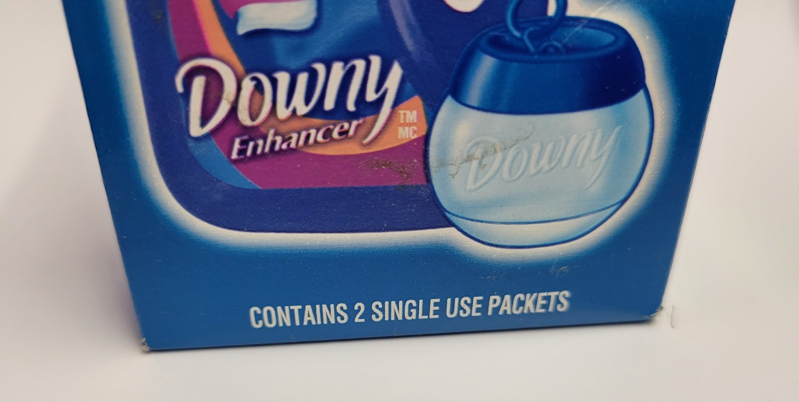 2 Vintage NIB Downy Enhancer Fabric Conditioner Single Use Packets 2000