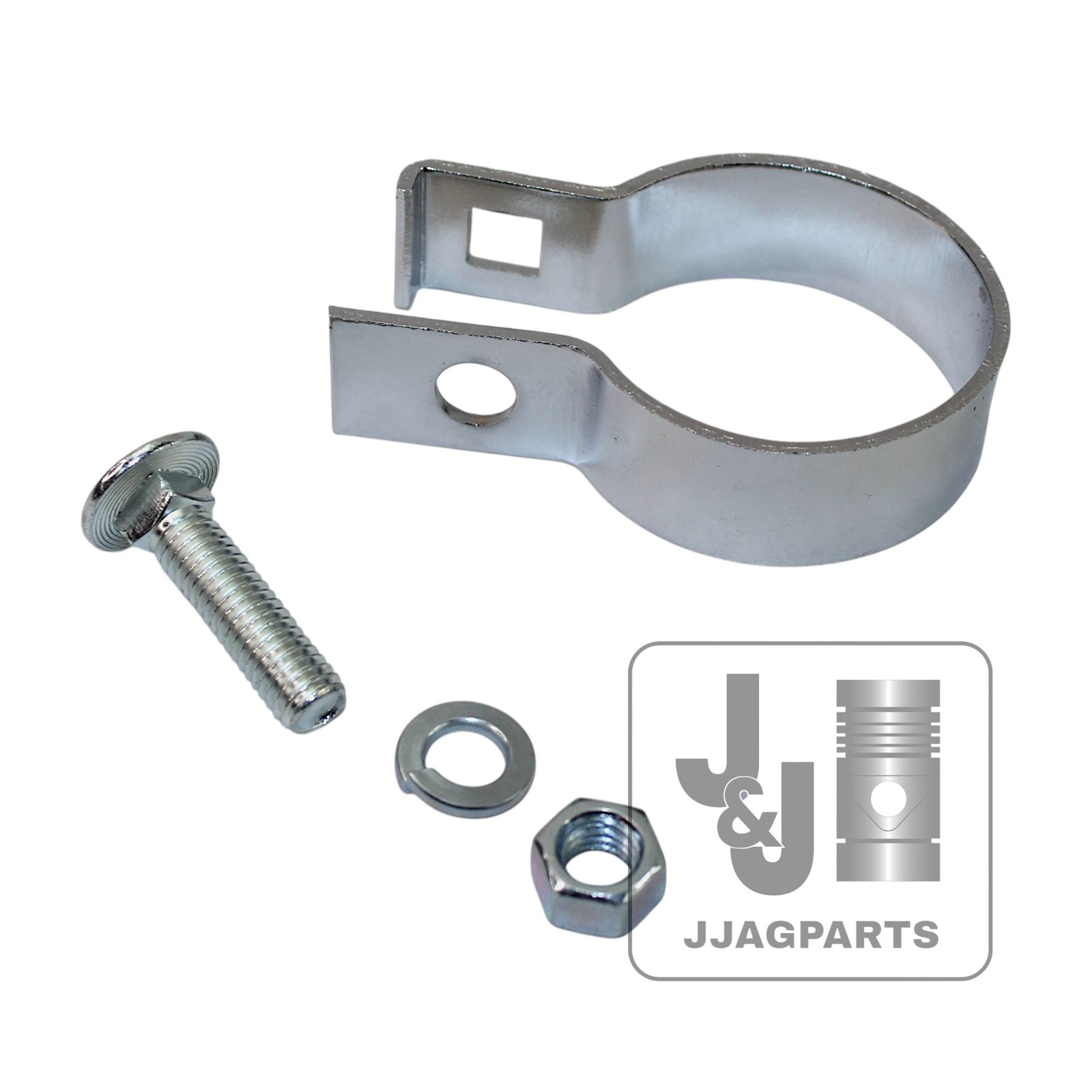 Chrome Muffler Clamp fits International Tractor 100 200 A | Replaces 48889DA