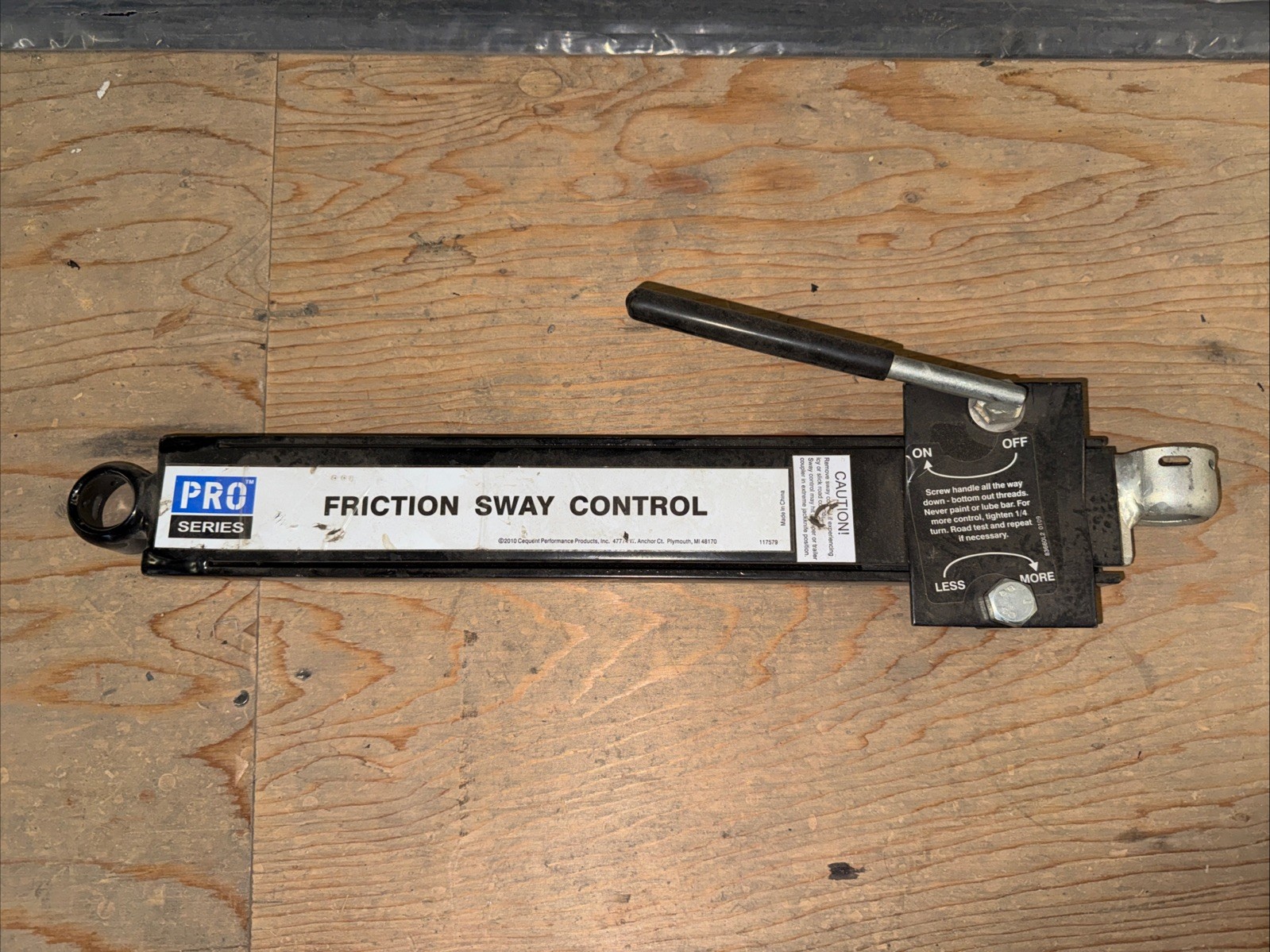 Pro Series Friction Sway Control 117579