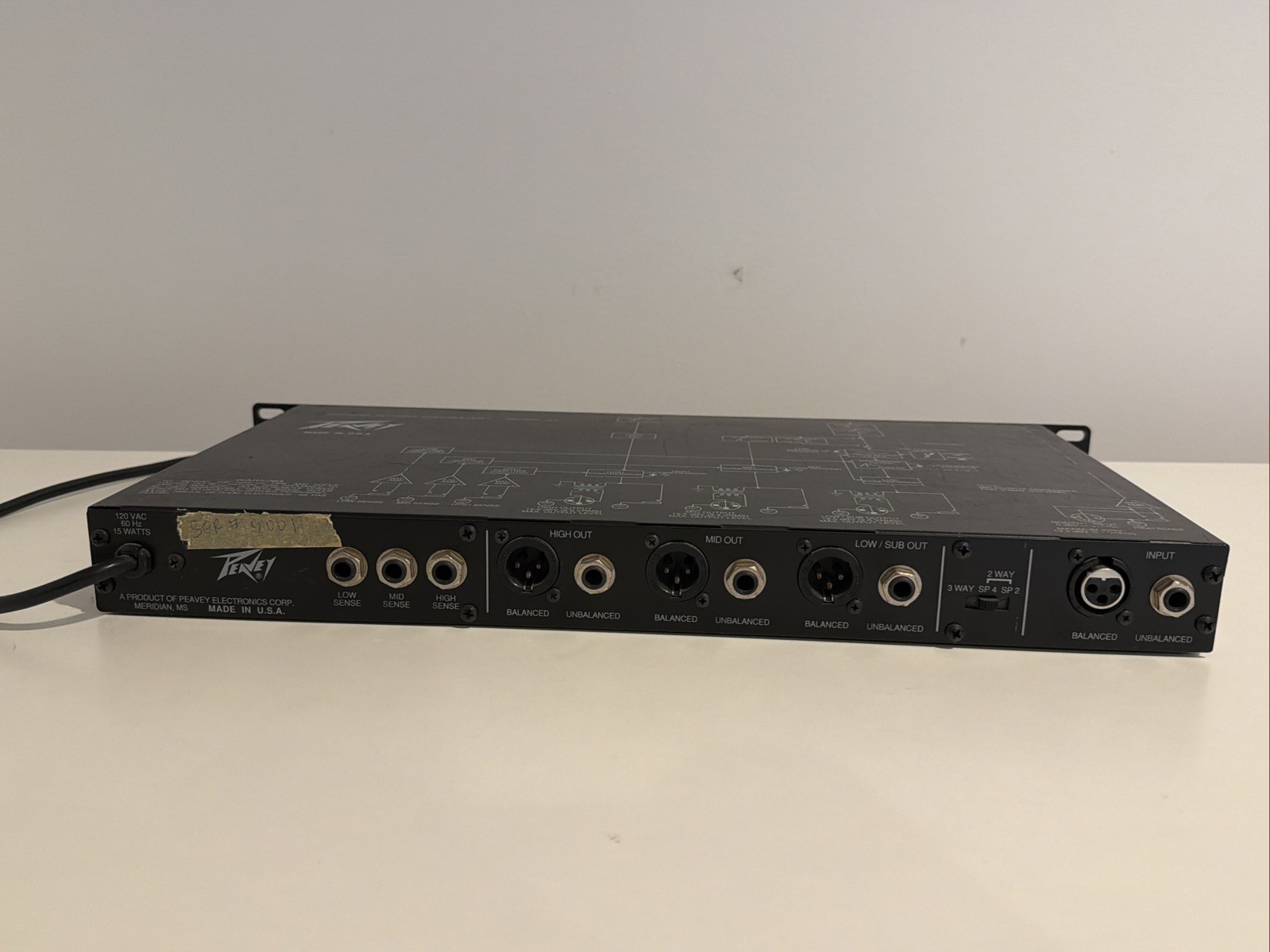 Peavey Series 23 Dynamic System Controller Speaker Processor Tested Working