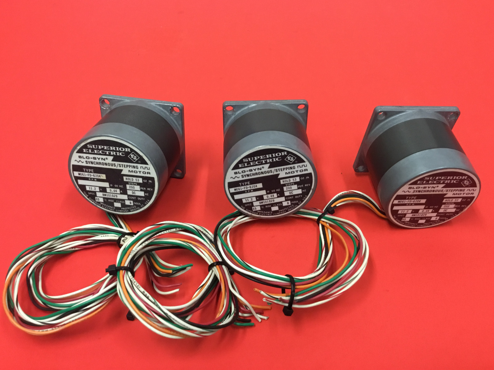 Superior Electric - M061-FD-6204- Slo-Syn Synchronous/Stepper Motor - LOT OF (3)