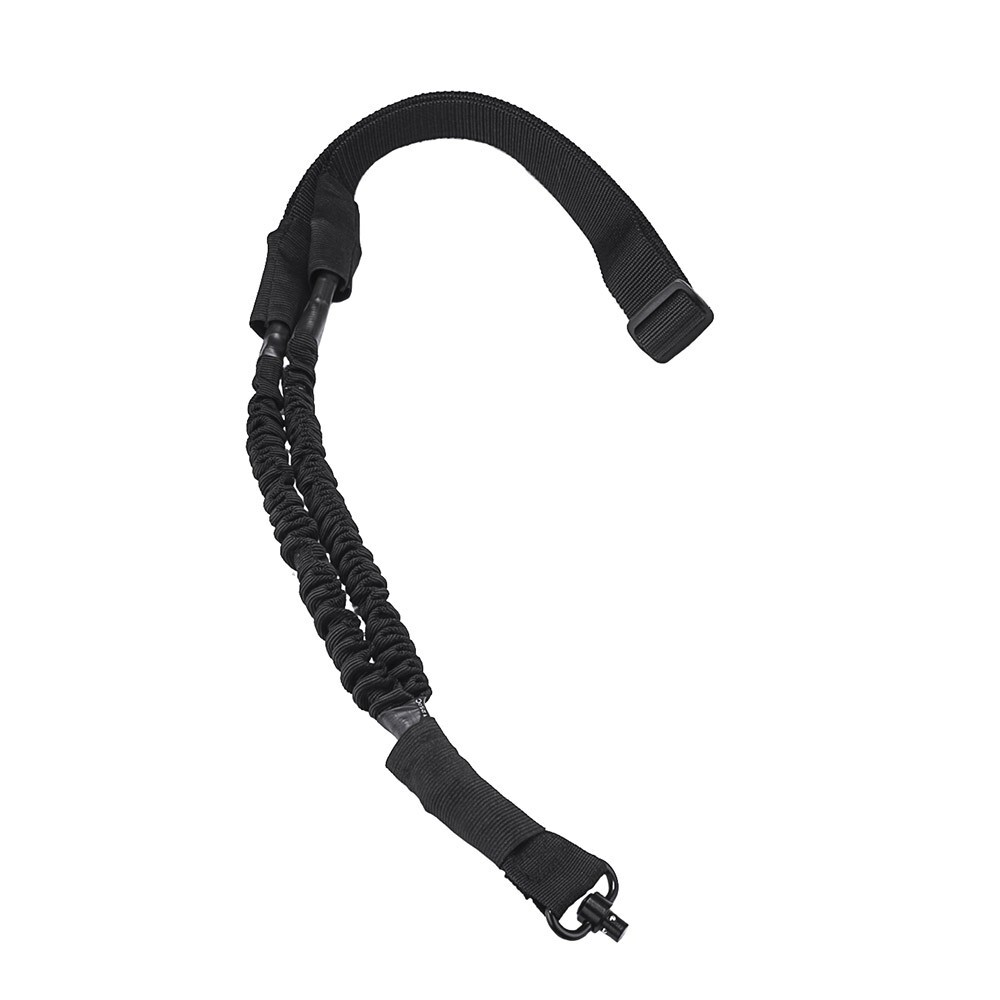 Black 1pt Bungee Sling w/ QD Swivel for Cobalt Colt Lancer Noveske Airsoft Gun