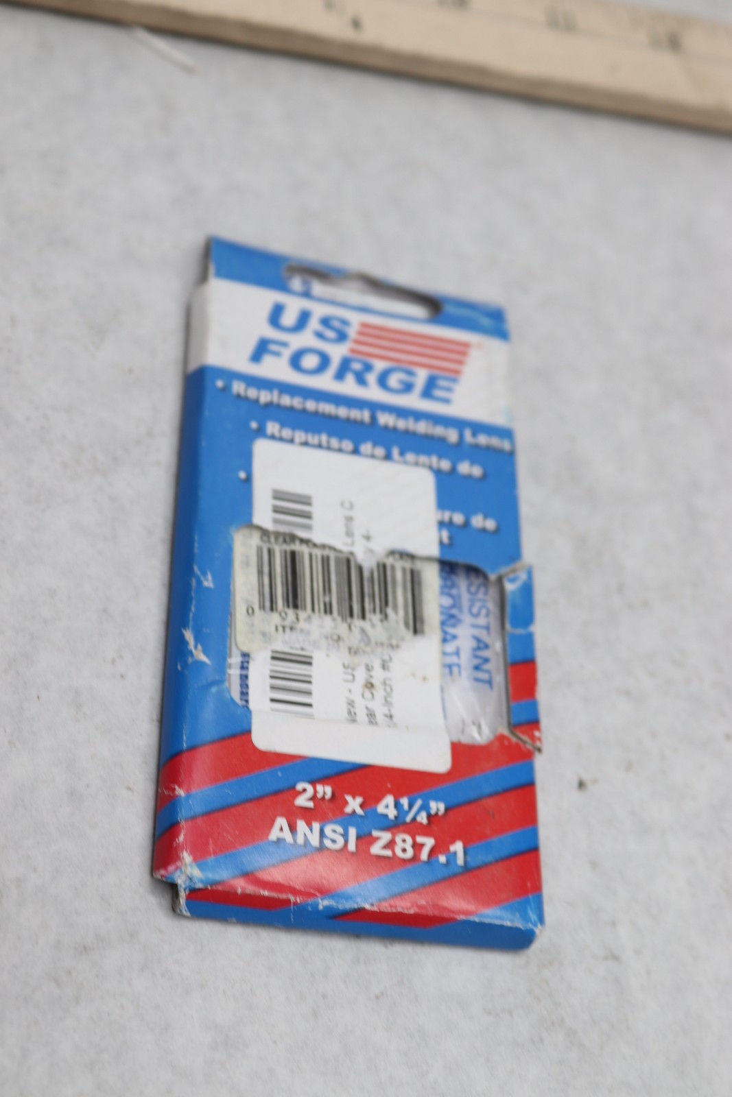 US Forge Welding Lens Clear Cover Plate 2" x 4-1/4"