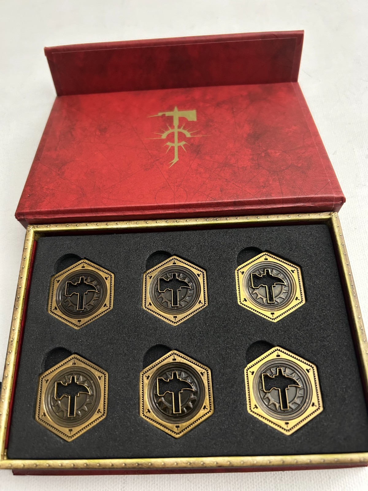 Warhammer METAL Limited Edition Command Coins Objective Markers Tokens NEW OOP