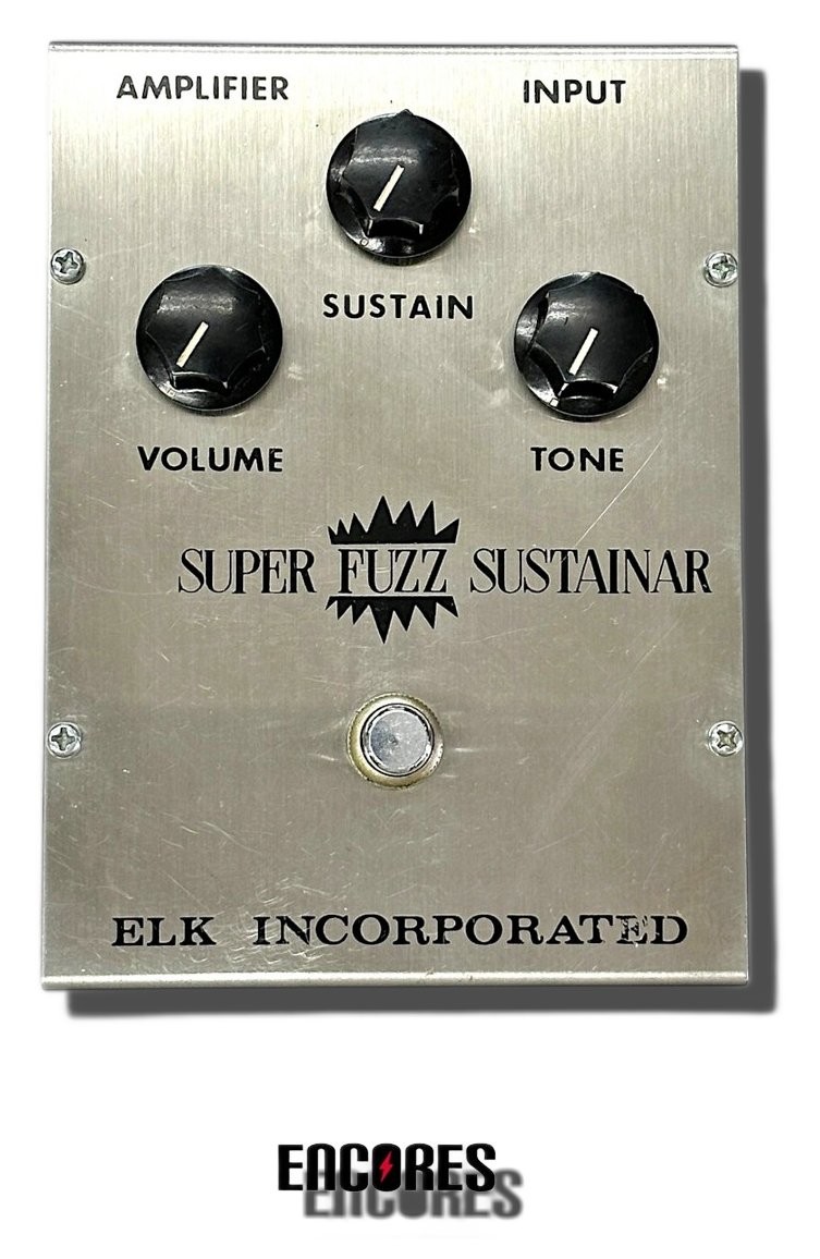 ELK SUPER FUZZ SUSTAINAR Pedal 6804 Tested & Works