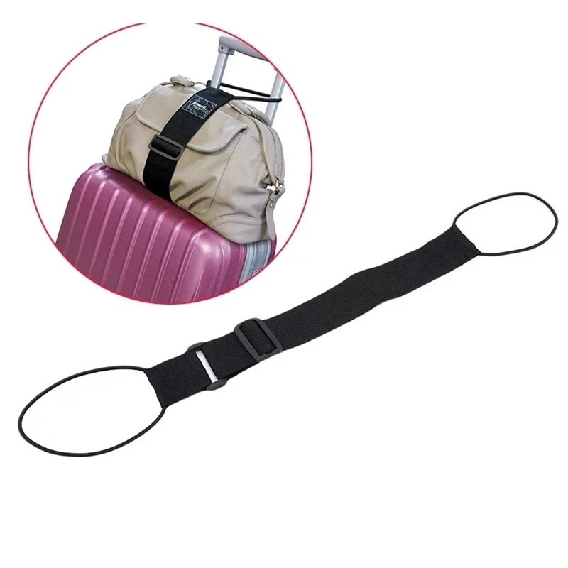 1 pc Luggage Connector Straps Add a Bag Luggage Strap with O-Ring, Adjustable