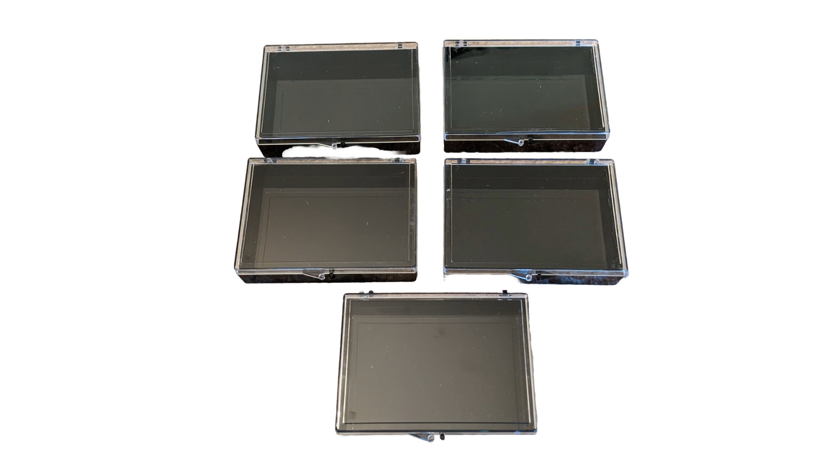 Clear Acrylic Storage Boxes for Arts Crafts, Fly Fishing, Reloading, Bolts, Nuts