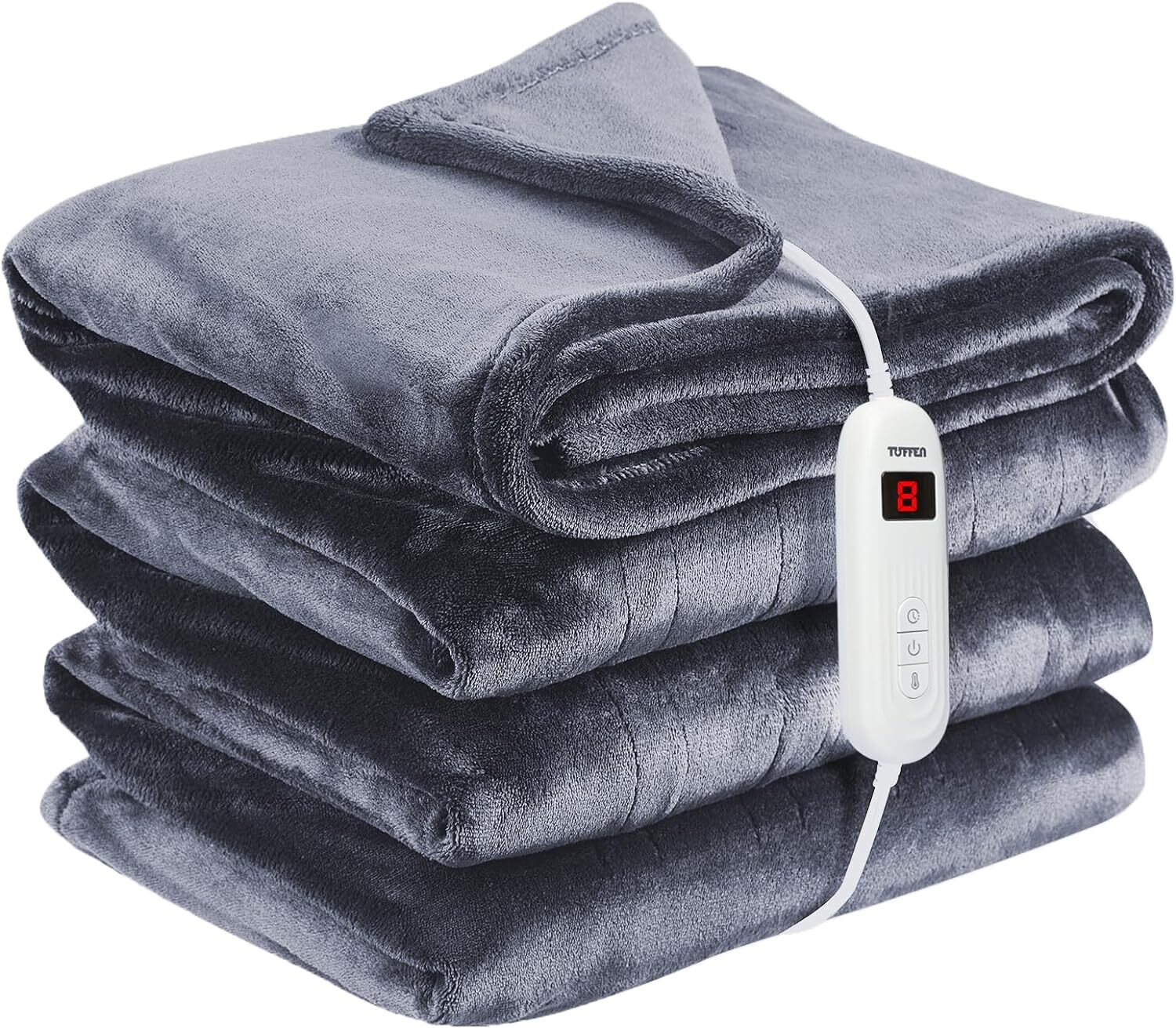 10 Level Heating Blanket Fast Electric Heated Throw Humanized Soft Flannel 50x60