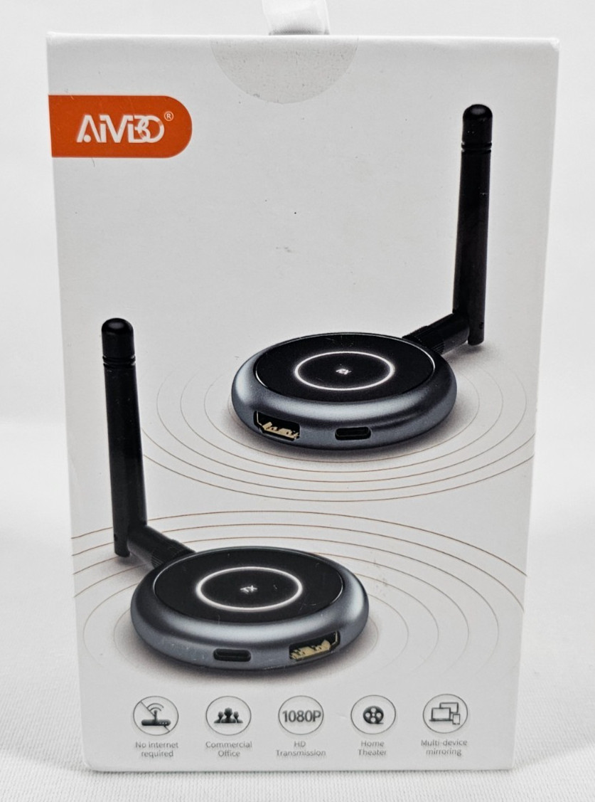 165ft Wireless HDMI Extender 1x Transmitter 1x Receiver 1080P HD Audio/Video TV