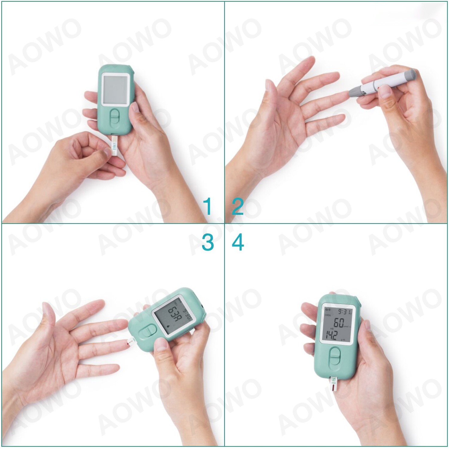 Kidney Function Monitoring Kit – Home Blood Creatinine Meter with 25 Test Strips