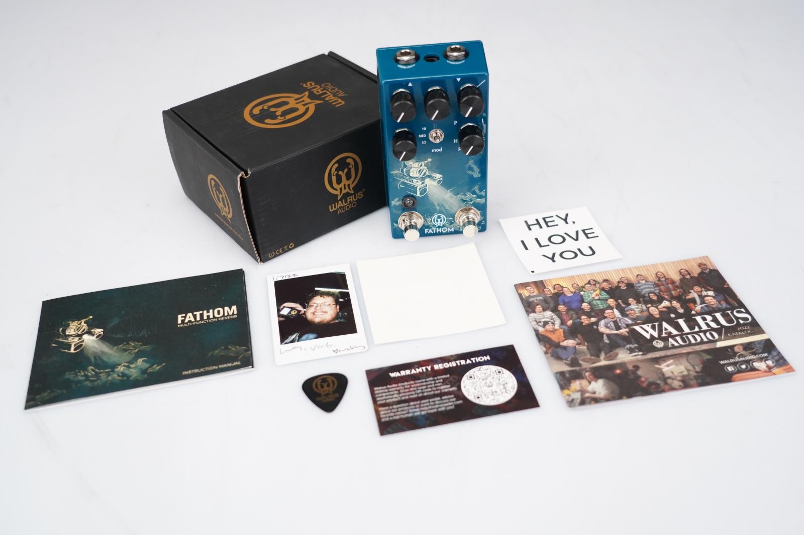 Walrus Audio Fathom Multi-Function Reverb Effects Pedal w/ Box #59291