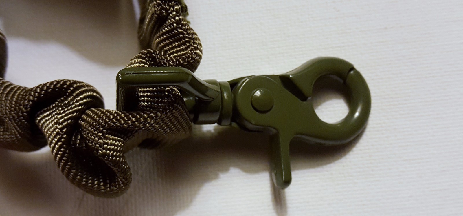 Lost Woods One Point Tactical Nylon Sling OD Green Fully Adjustable Durable Hook
