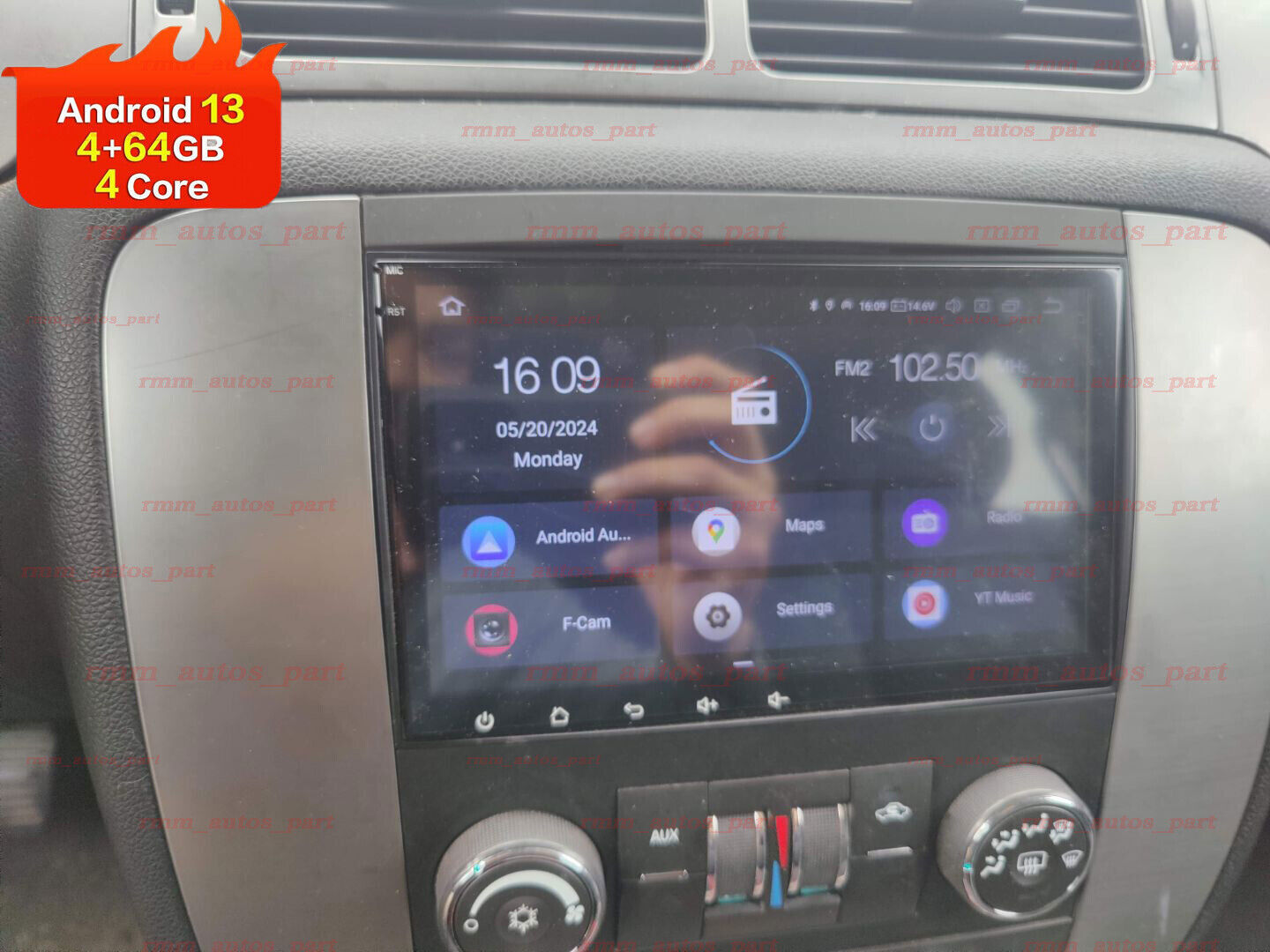 For Chevrolet Tahoe 2007-2014 Wifi CarPlay Android Car Stereo Radio GPS Navi 64G