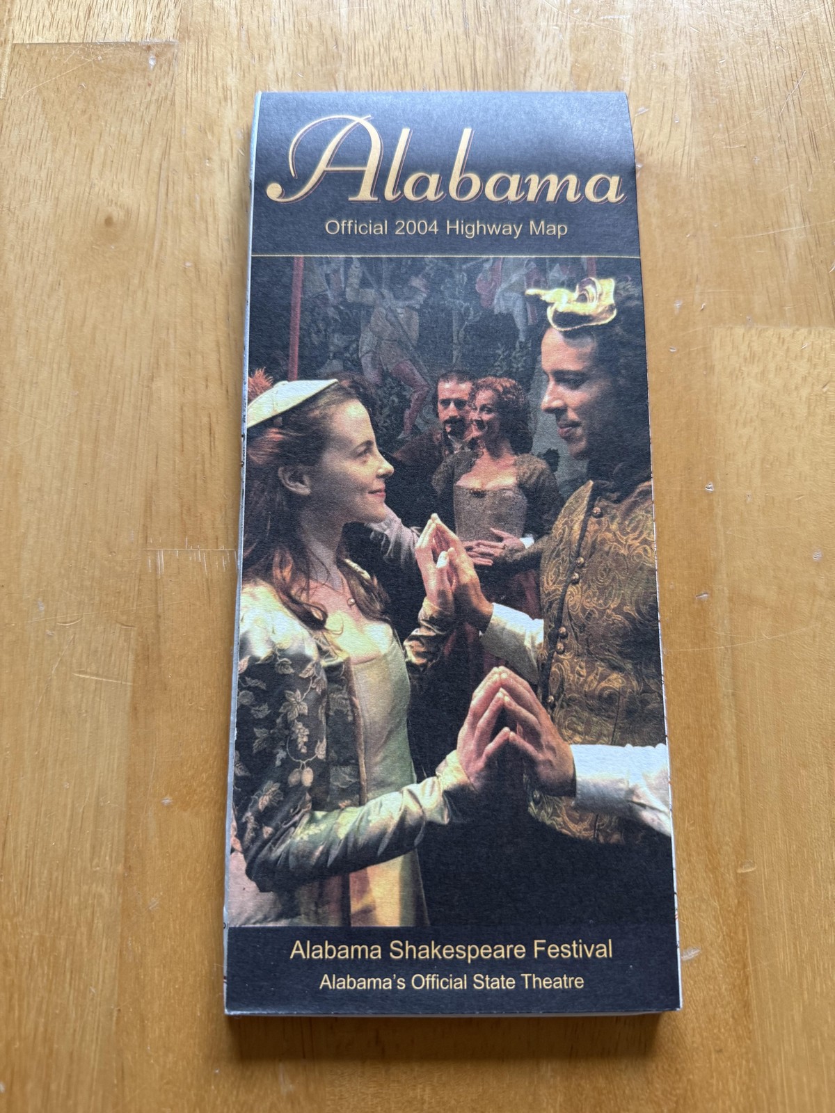 Vintage 2004 Alabama Official Highway Road Map Travel Folded Brochure USA