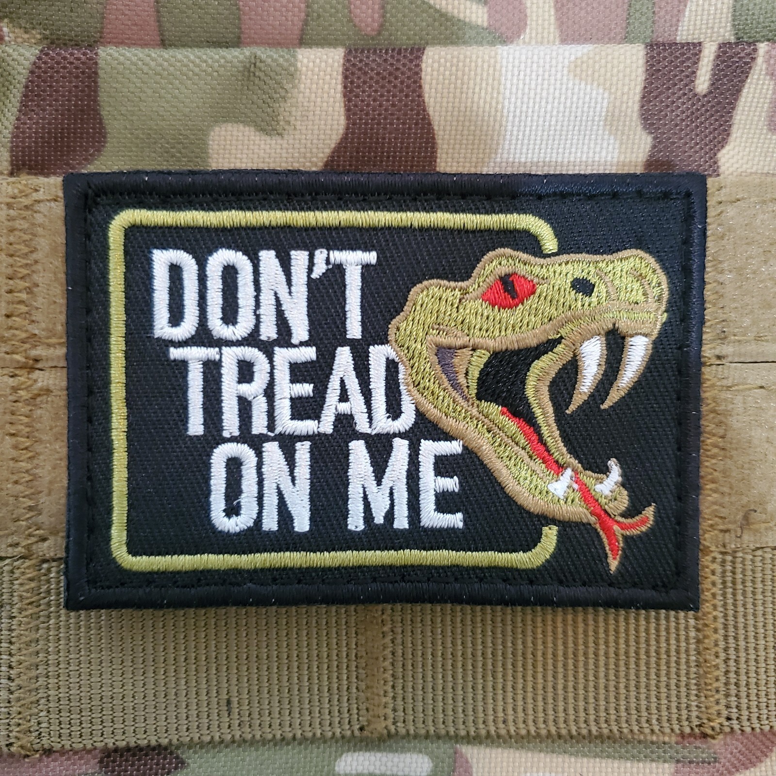 DONT TREAD ON ME Tactical Morale Patch Hook and Loop