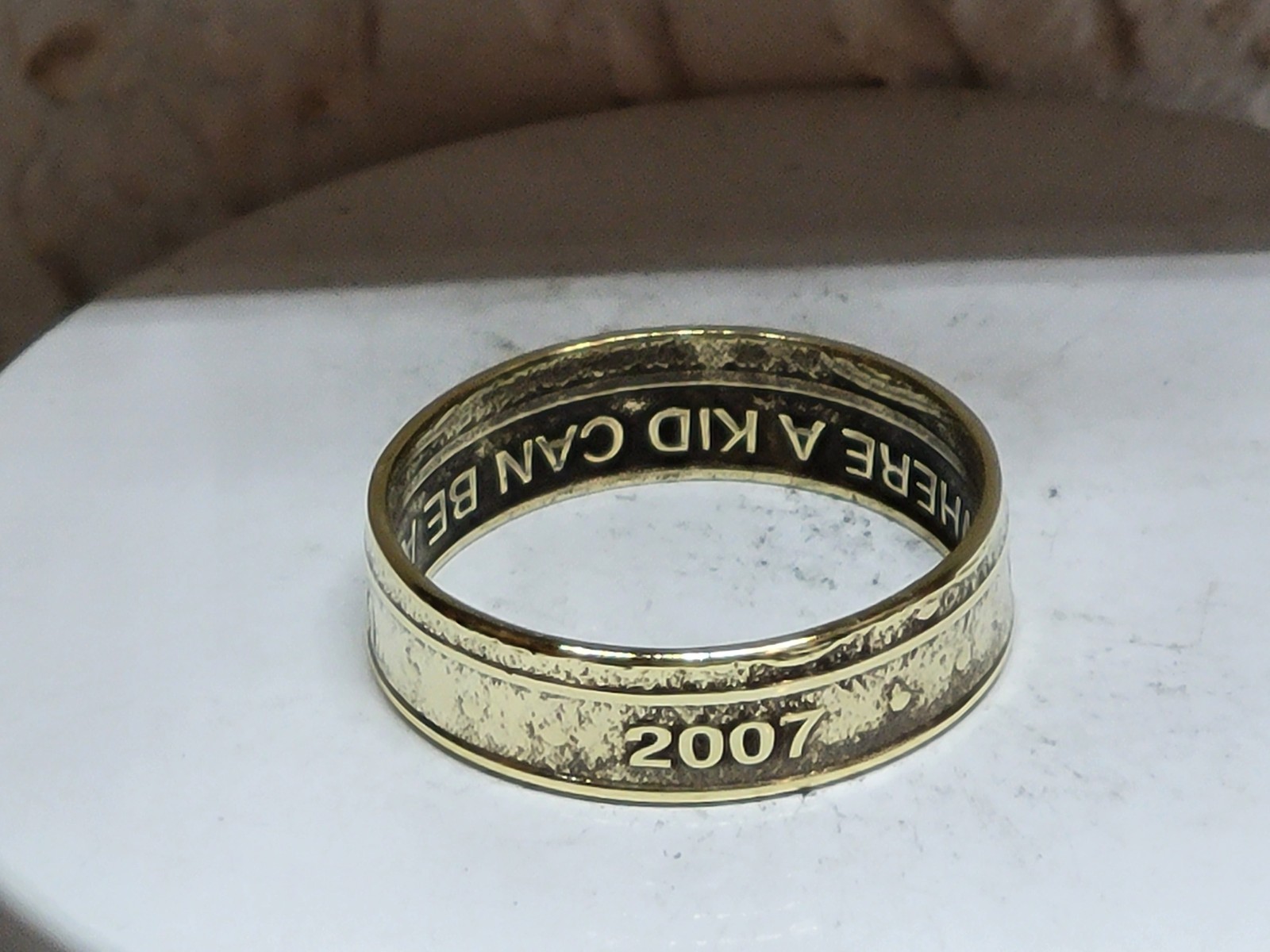 CHUCK e CHEESE - 2007 - Size 11 Token Coin Ring