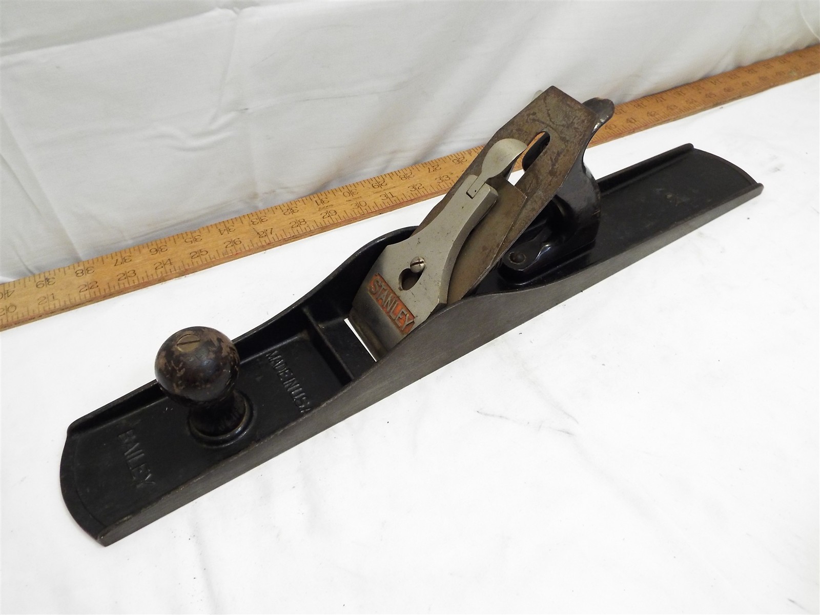 Stanley Bailey No. 7C Corrugated Bottom Jointer Plane 7 C Good User Wood Tool