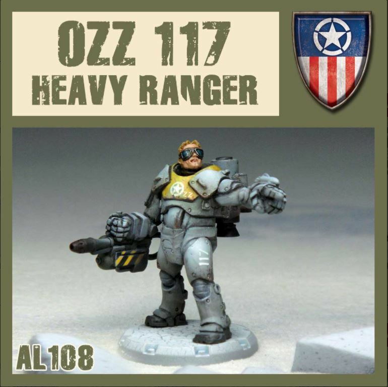 Dust Tactics 1947 Studio, PRIMED Allied Hero Ozz 117 from Operation Seelowe